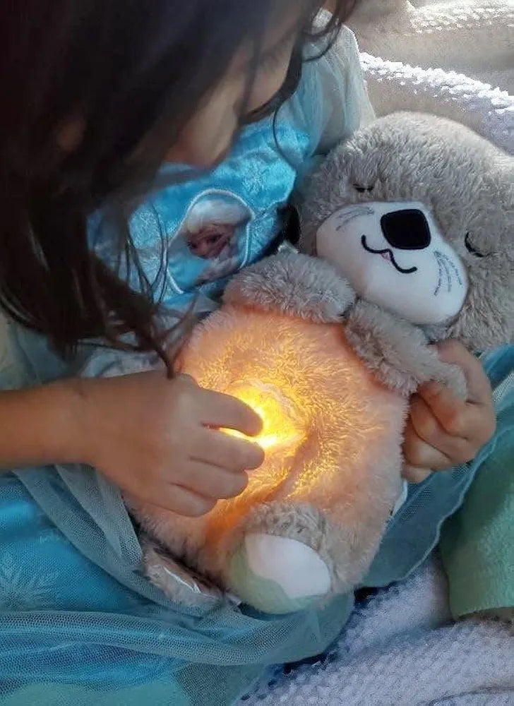 MOROVIK Teddy Bear Sound Toy with Light and Music for Kids Stuffed Animal Plush Toys 1-5 Years Boys Girls Birthday Gift 