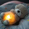 MOROVIK Teddy Bear Sound Toy with Light and Music for Kids Stuffed Animal Plush Toys 1-5 Years Boys Girls Birthday Gift 