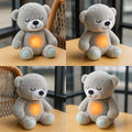 MOROVIK Teddy Bear Sound Toy with Light and Music for Kids Stuffed Animal Plush Toys 1-5 Years Boys Girls Birthday Gift 