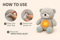 MOROVIK Teddy Bear Sound Toy with Light and Music for Kids Stuffed Animal Plush Toys 1-5 Years Boys Girls Birthday Gift 