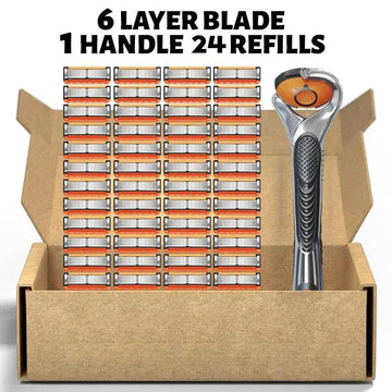 Smart Shave Deal – 24 High-Performance Razor Refills + FREE Handle