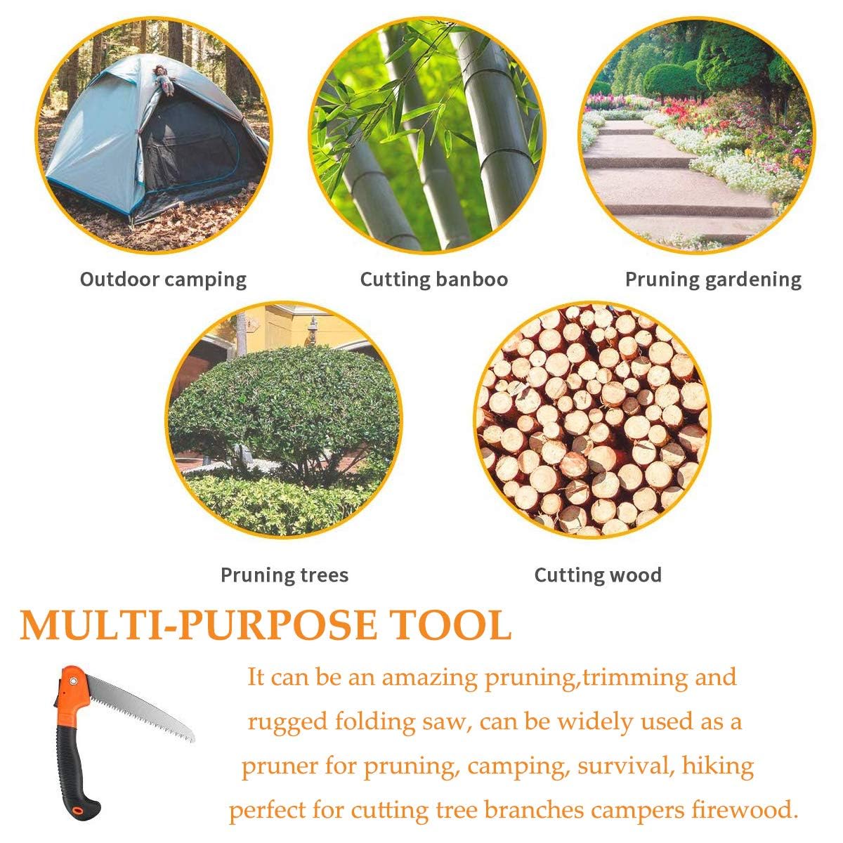Foldingxo™ Carbon Steel Folding Saw